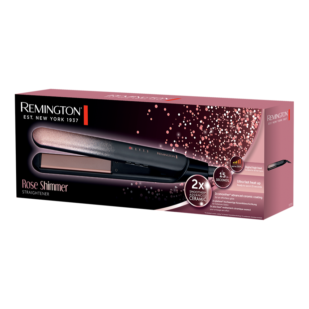 Buy Gadcet Dagenham,Remington Rose Shimmer Straightener (S5305) - Gadcet UK | UK | London | Scotland | Wales| Near Me | Cheap | Pay In 3 | Health & Beauty
